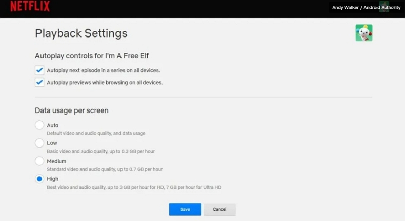 Passen Sie die Netflix-Videoeinstellungen an | Gerät, um das Netflix-Puffern zu beheben