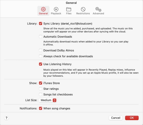 Tippen Sie auf „Zurück“ | Laden Sie Apple Music-Songs auf den MP3-Player herunter