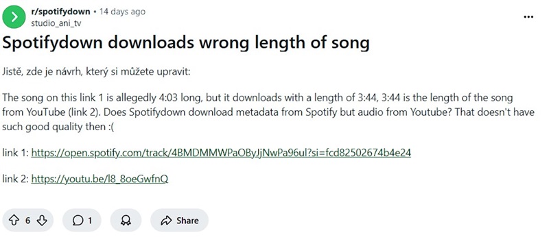 SpotifyDown Reddit | SpotifyDown