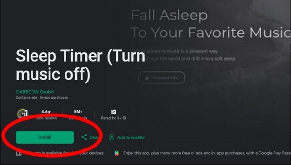Sleep Timer installieren | spotify sleep timer