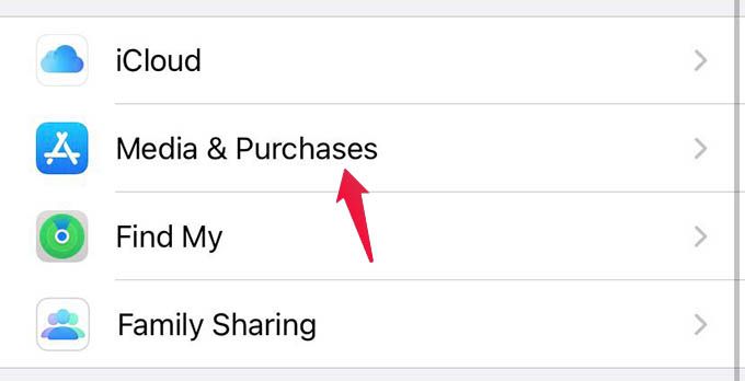 Klicken Sie auf „Abmelden | Apple Music-Mediathek freigeben“