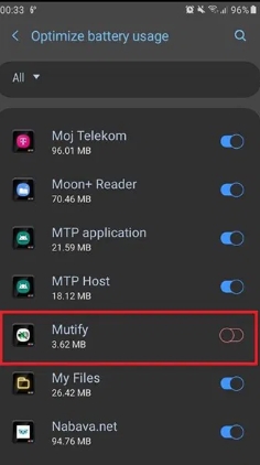 Akkuoptimierung für SpotMute deaktivieren | Spotify Werbung Blockieren