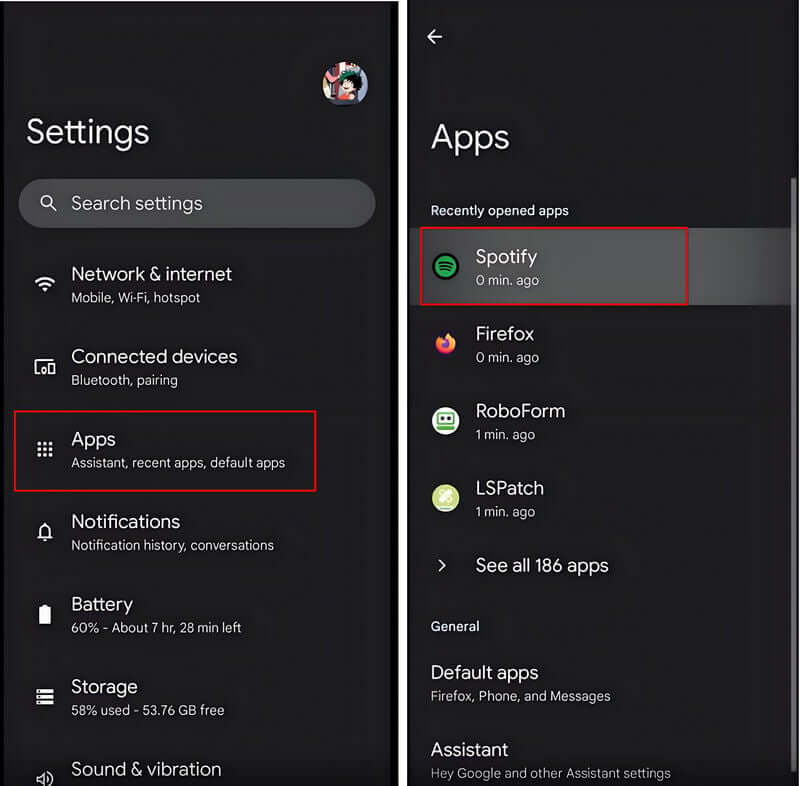Spotify-App-Informationen | xmanager spotify apk