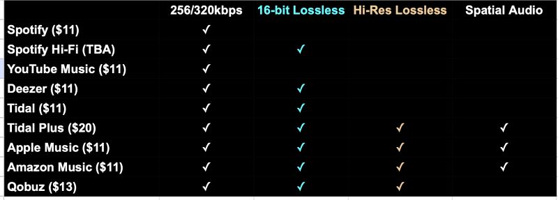 Spotify HiFi Alternativen | Spotify HiFi