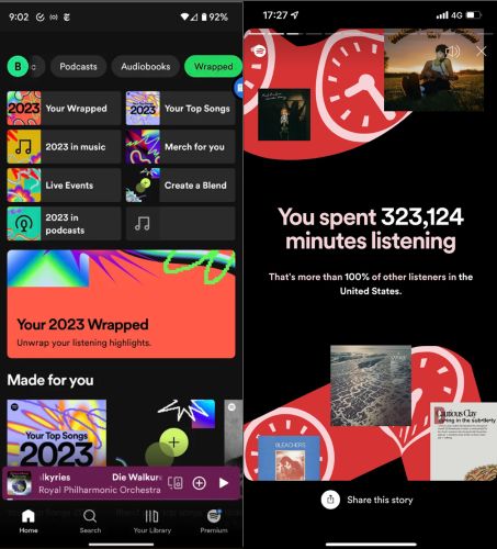 Spotify Wrapped | Spotify Receiptify