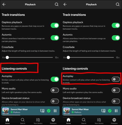 Automatische Wiedergabe ausschalten | Spotify spielt automatisch Musik ab