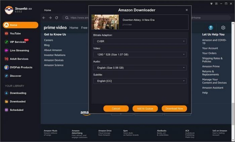 StreamFab Amazon Downloader 3 | kostenloser Amazon-Video-Downloader
