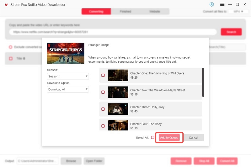 zur Warteschlange hinzufügen | gemeinsam Netflix schauen