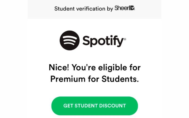 Tippen Sie auf Studentenrabatt erhalten | Erhalten Sie einen Spotify-Studentenrabatt