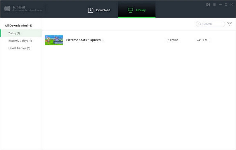 erfolgreich heruntergeladen | Amazon Video-Downloader