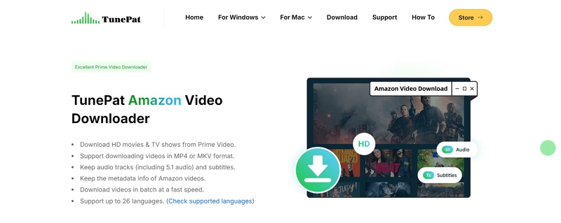 Tunepat Amazon Video-Downloader | Amazon Produkt-Video-Downloader