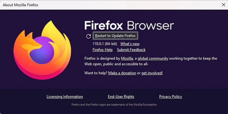 Firefox aktualisieren | spotify webplayer
