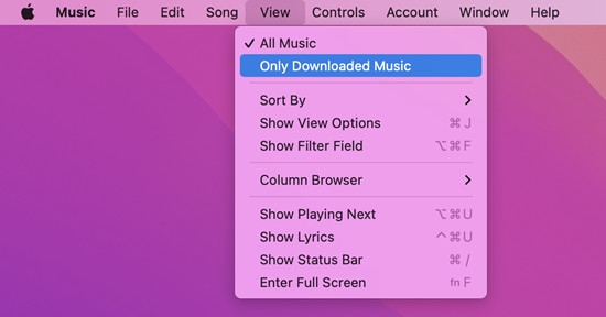 Downloads von Apple Music finden | Songs von Apple Music auf den Mac herunterladen
