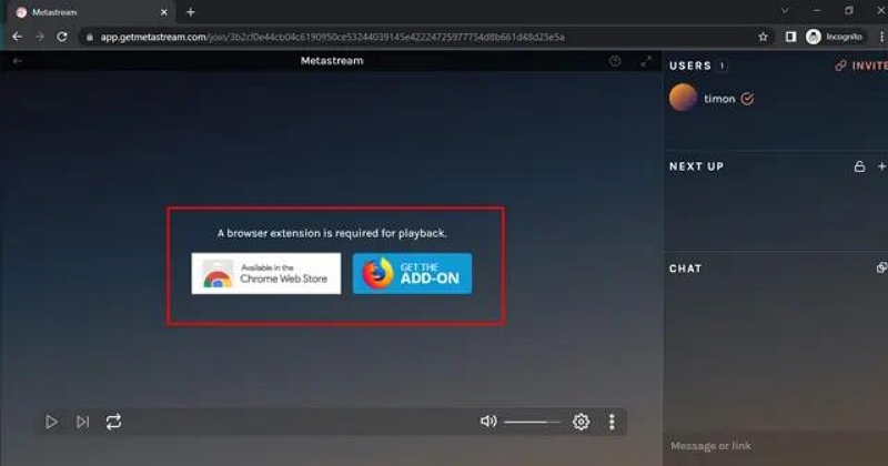 Metastream-Fernbedienung | Gemeinsam Netflix schauen